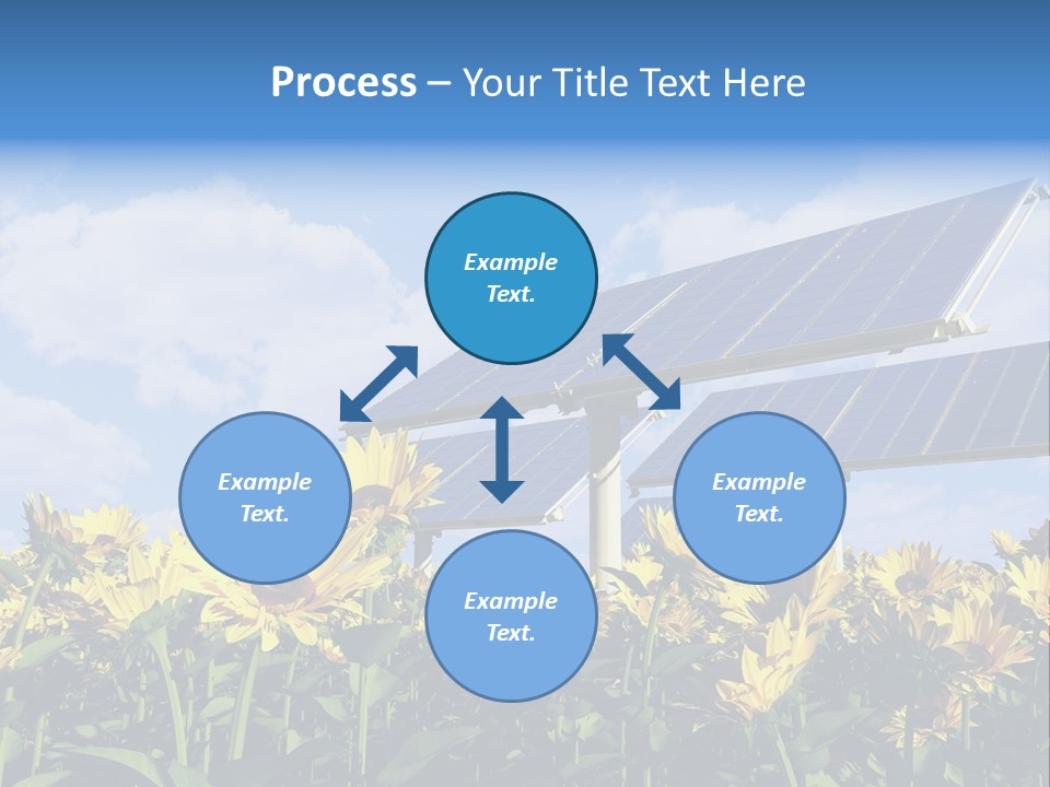 Sunlight Current Electricity PowerPoint Template