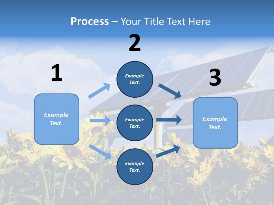 Sunlight Current Electricity PowerPoint Template