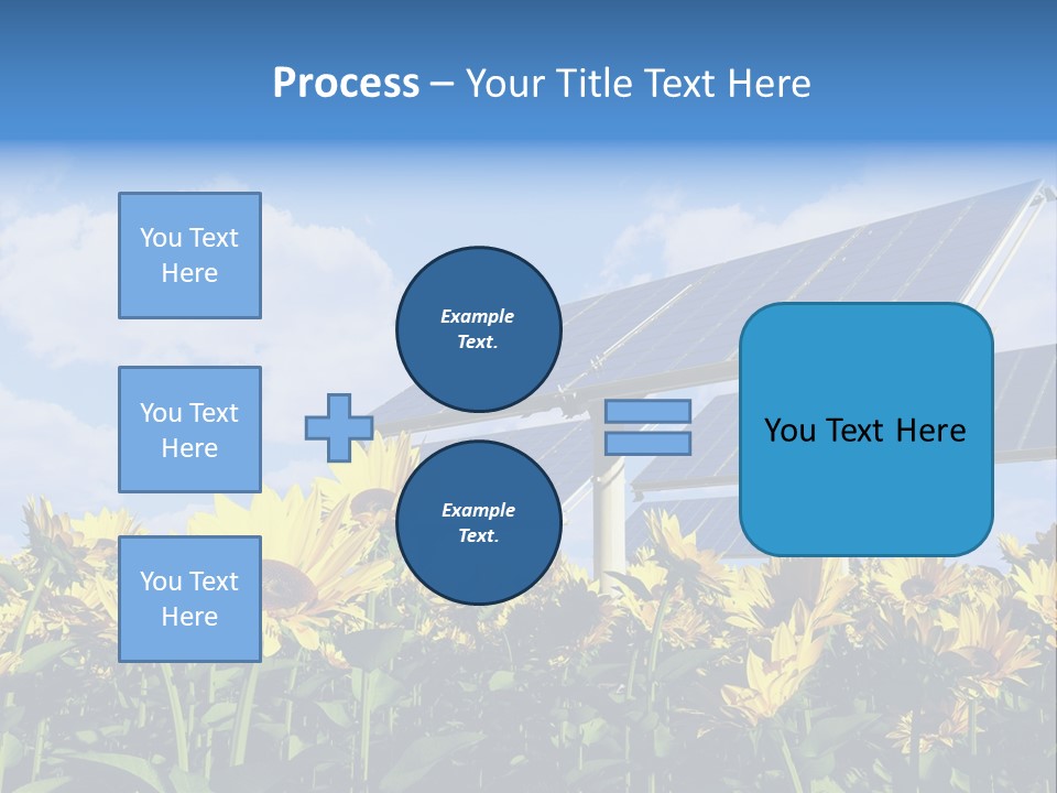 Sunlight Current Electricity PowerPoint Template