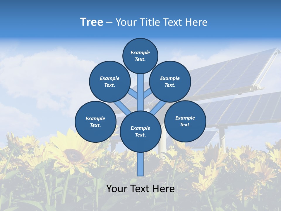 Sunlight Current Electricity PowerPoint Template
