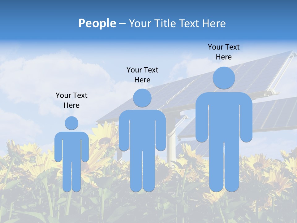 Sunlight Current Electricity PowerPoint Template