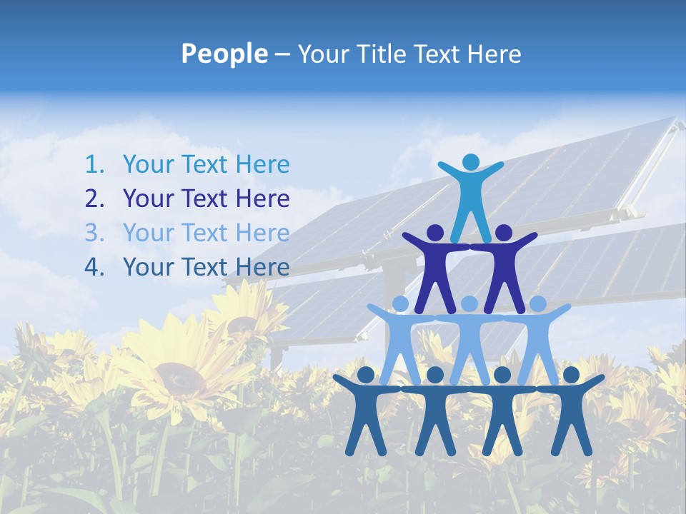 Sunlight Current Electricity PowerPoint Template