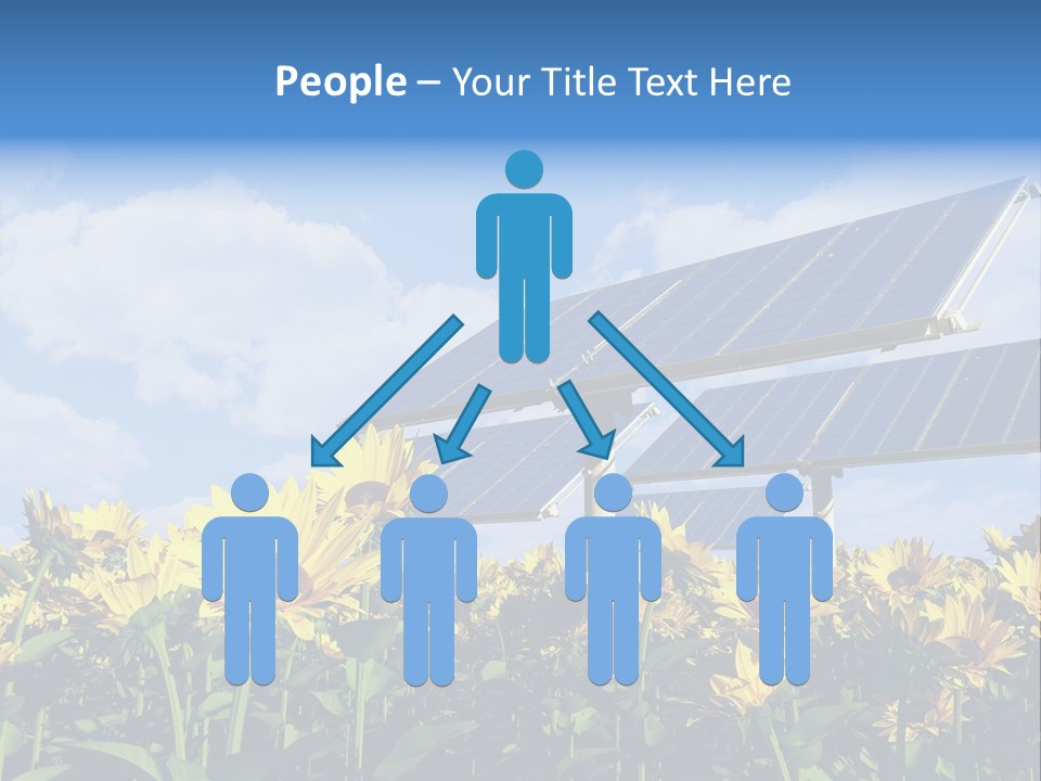 Sunlight Current Electricity PowerPoint Template