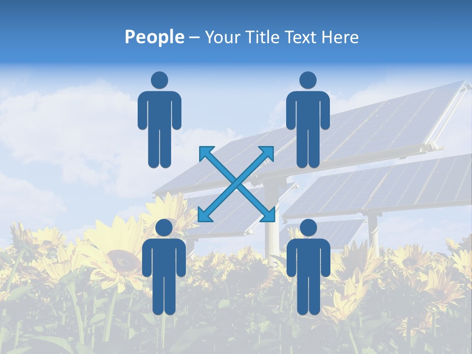 Sunlight Current Electricity PowerPoint Template