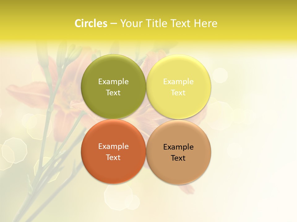 Template Lilly Passion PowerPoint Template