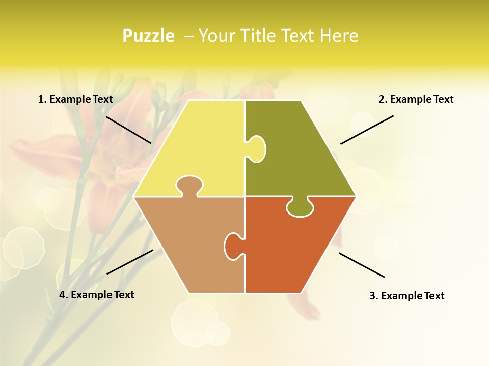 Template Lilly Passion PowerPoint Template