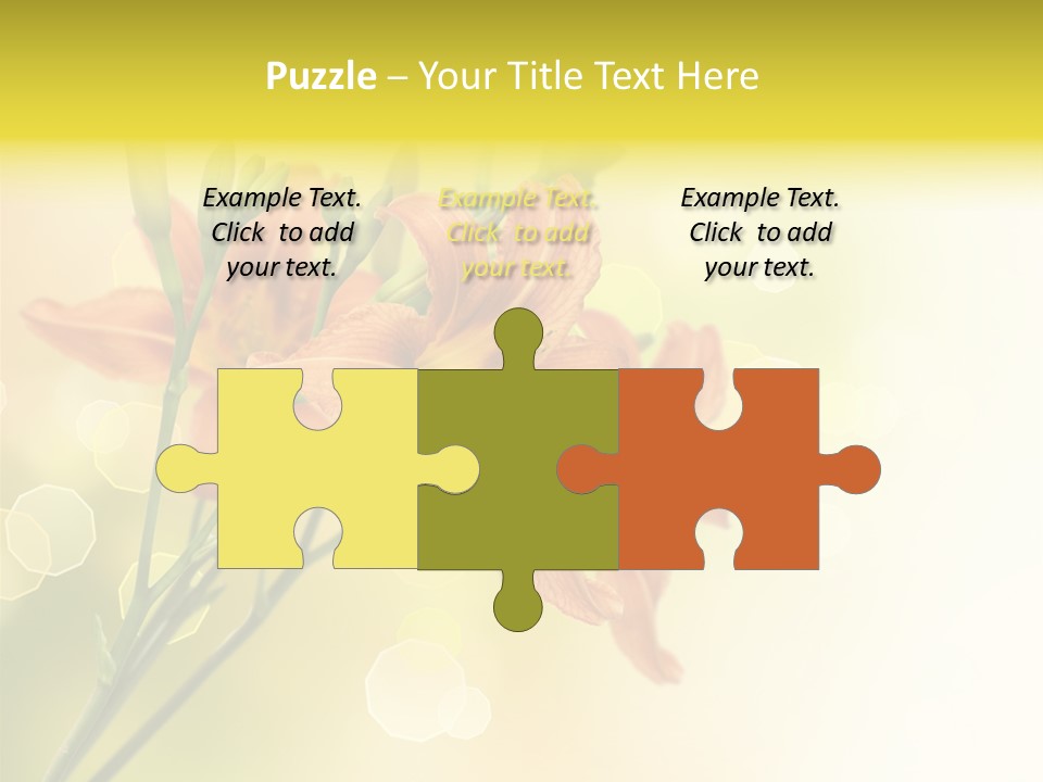 Template Lilly Passion PowerPoint Template