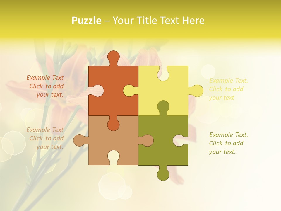 Template Lilly Passion PowerPoint Template