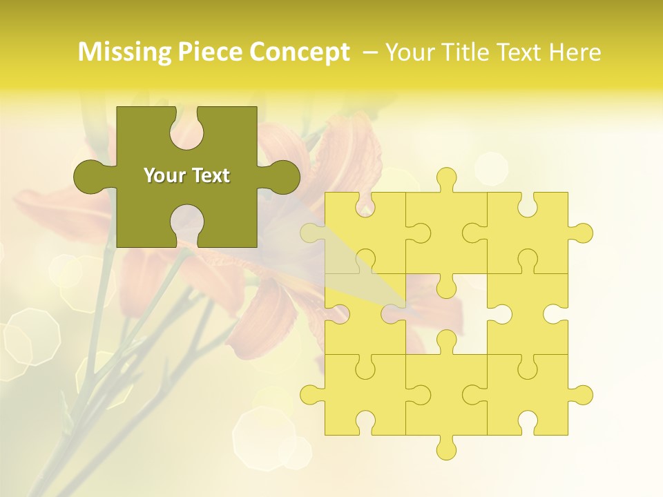 Template Lilly Passion PowerPoint Template