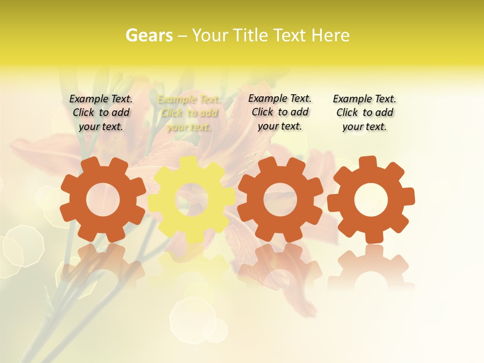 Template Lilly Passion PowerPoint Template