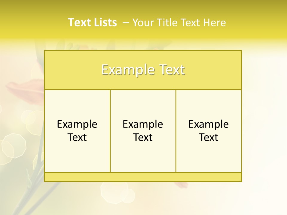 Template Lilly Passion PowerPoint Template
