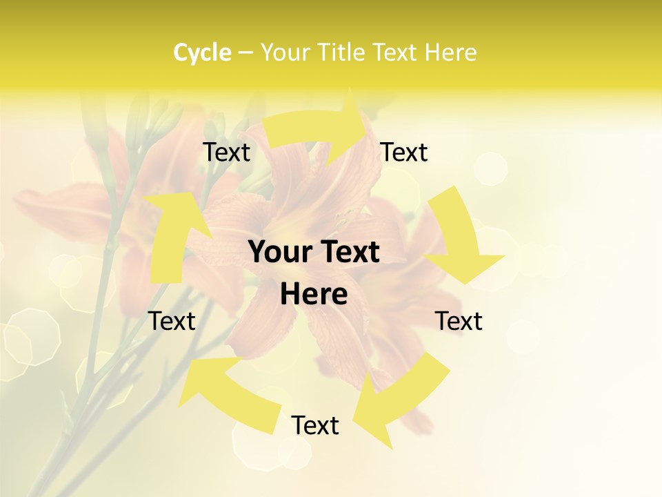 Template Lilly Passion PowerPoint Template