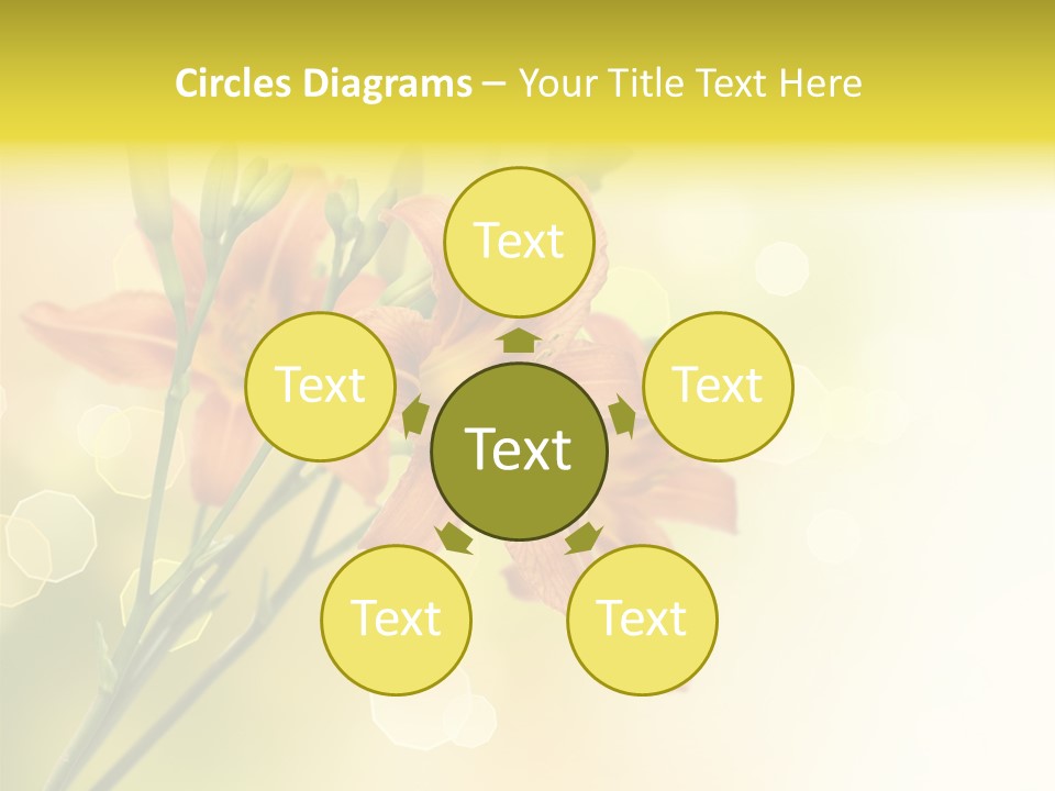 Template Lilly Passion PowerPoint Template