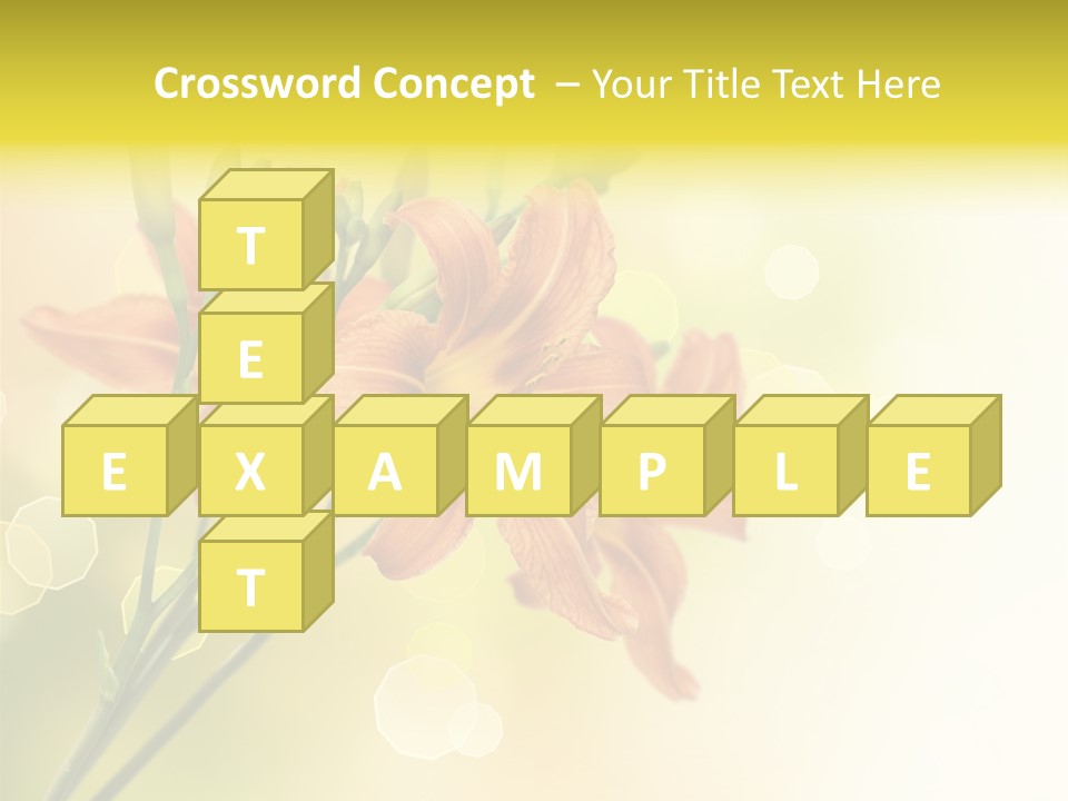 Template Lilly Passion PowerPoint Template