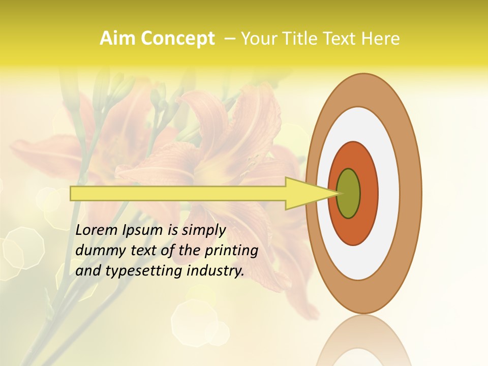 Template Lilly Passion PowerPoint Template