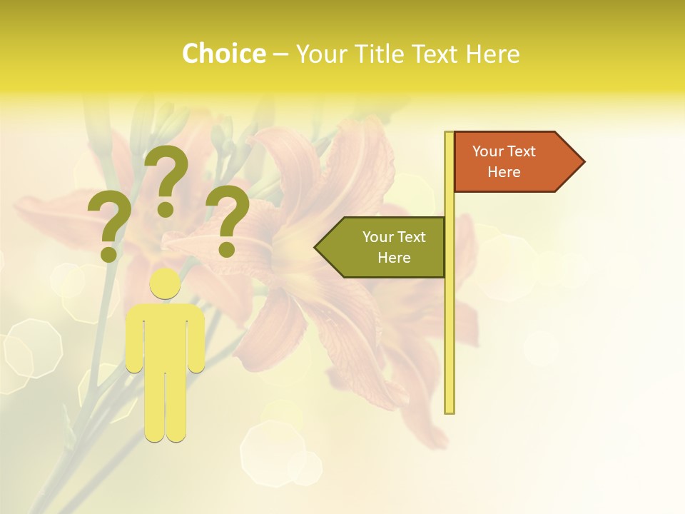 Template Lilly Passion PowerPoint Template