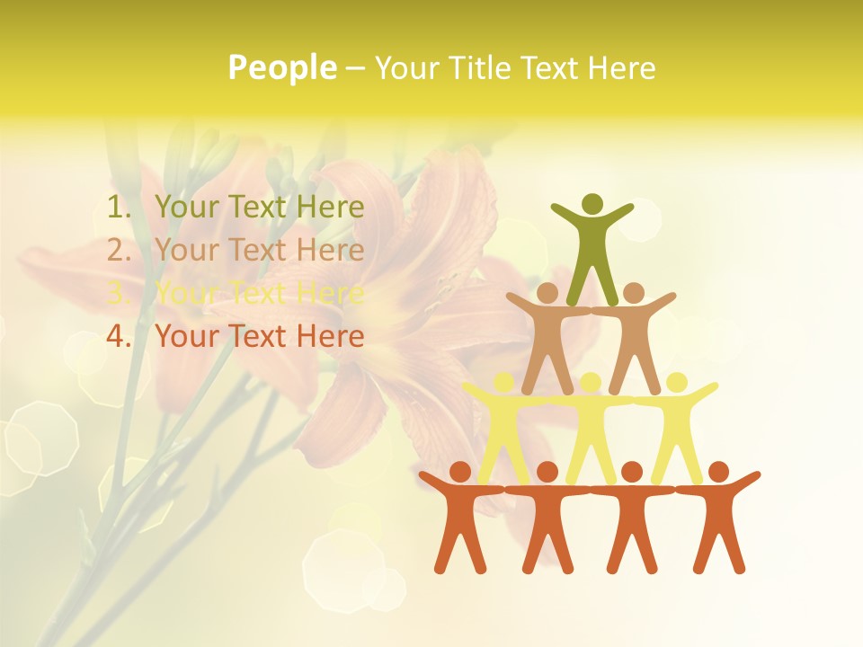 Template Lilly Passion PowerPoint Template