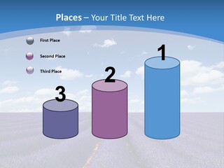 French Pretty Hill PowerPoint Template