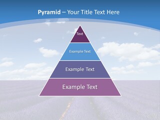 French Pretty Hill PowerPoint Template