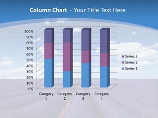 French Pretty Hill PowerPoint Template