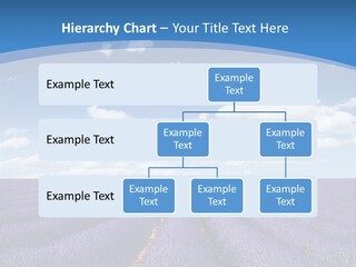 French Pretty Hill PowerPoint Template