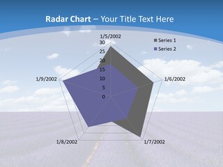 French Pretty Hill PowerPoint Template