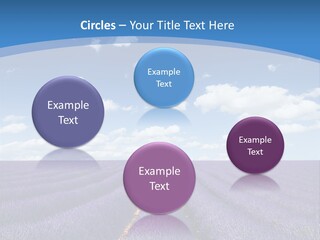 French Pretty Hill PowerPoint Template