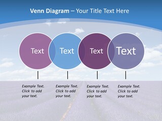 French Pretty Hill PowerPoint Template