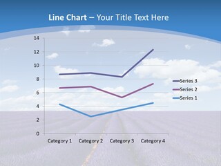 French Pretty Hill PowerPoint Template