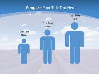 French Pretty Hill PowerPoint Template