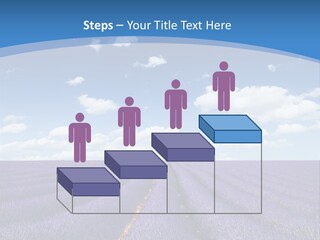 French Pretty Hill PowerPoint Template