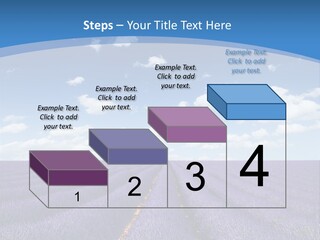 French Pretty Hill PowerPoint Template