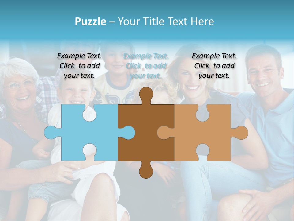 Senior Portrait Young PowerPoint Template