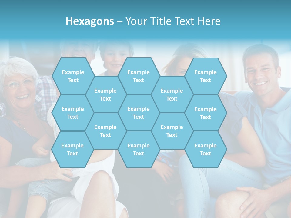 Senior Portrait Young PowerPoint Template