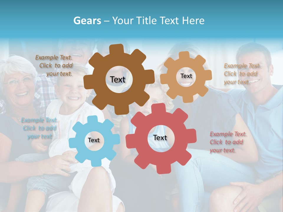 Senior Portrait Young PowerPoint Template