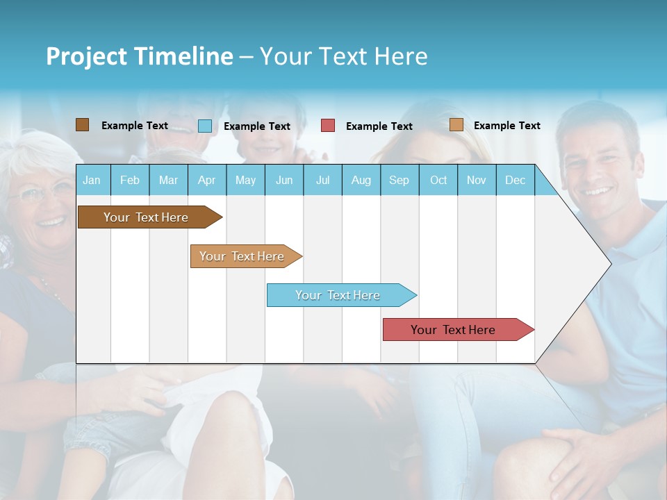 Senior Portrait Young PowerPoint Template