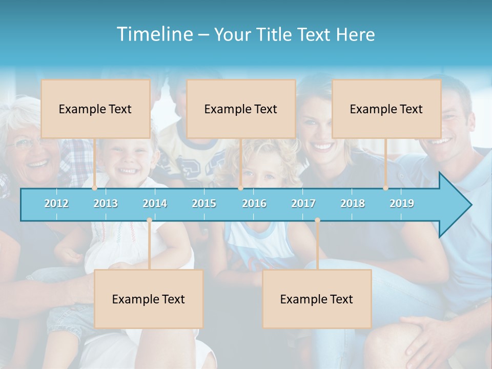 Senior Portrait Young PowerPoint Template