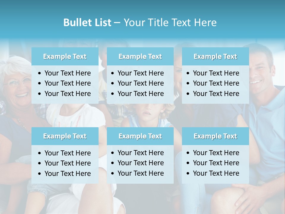 Senior Portrait Young PowerPoint Template