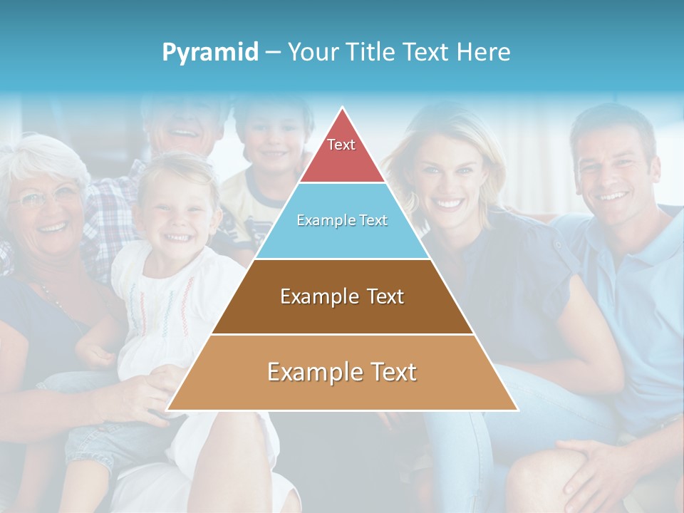 Senior Portrait Young PowerPoint Template