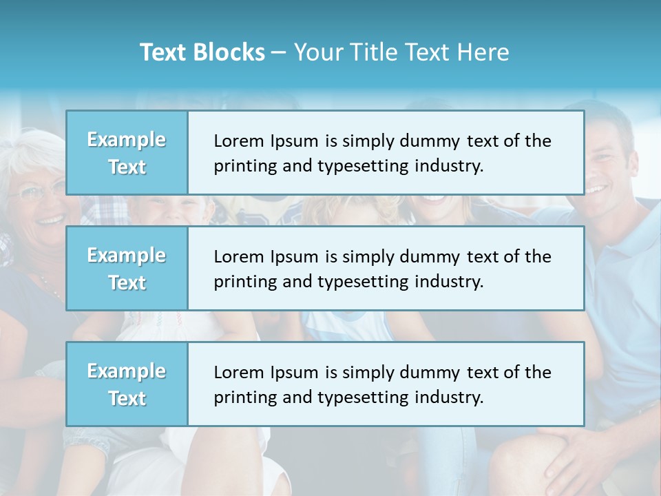 Senior Portrait Young PowerPoint Template