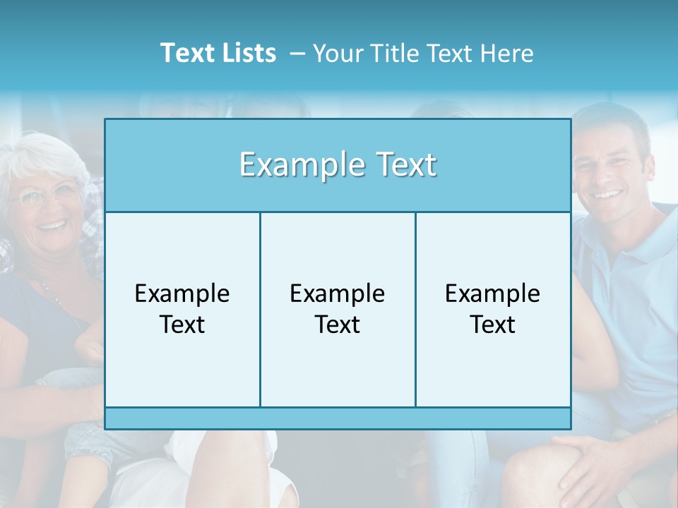 Senior Portrait Young PowerPoint Template