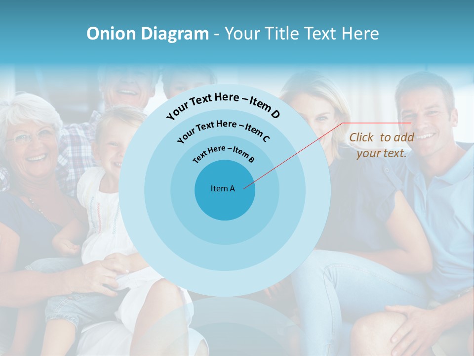 Senior Portrait Young PowerPoint Template