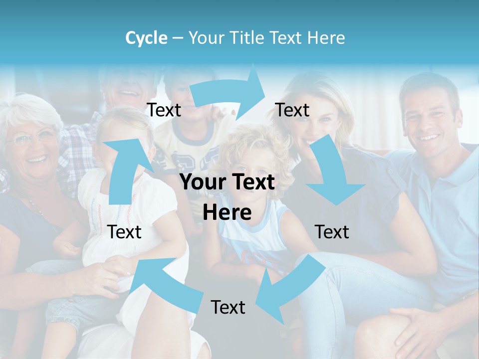 Senior Portrait Young PowerPoint Template