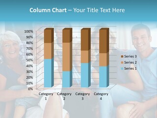 Senior Portrait Young PowerPoint Template