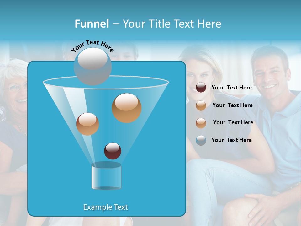 Senior Portrait Young PowerPoint Template