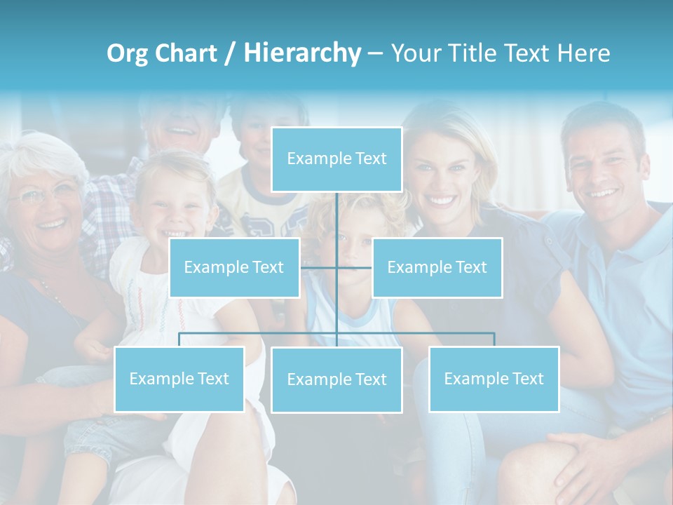 Senior Portrait Young PowerPoint Template