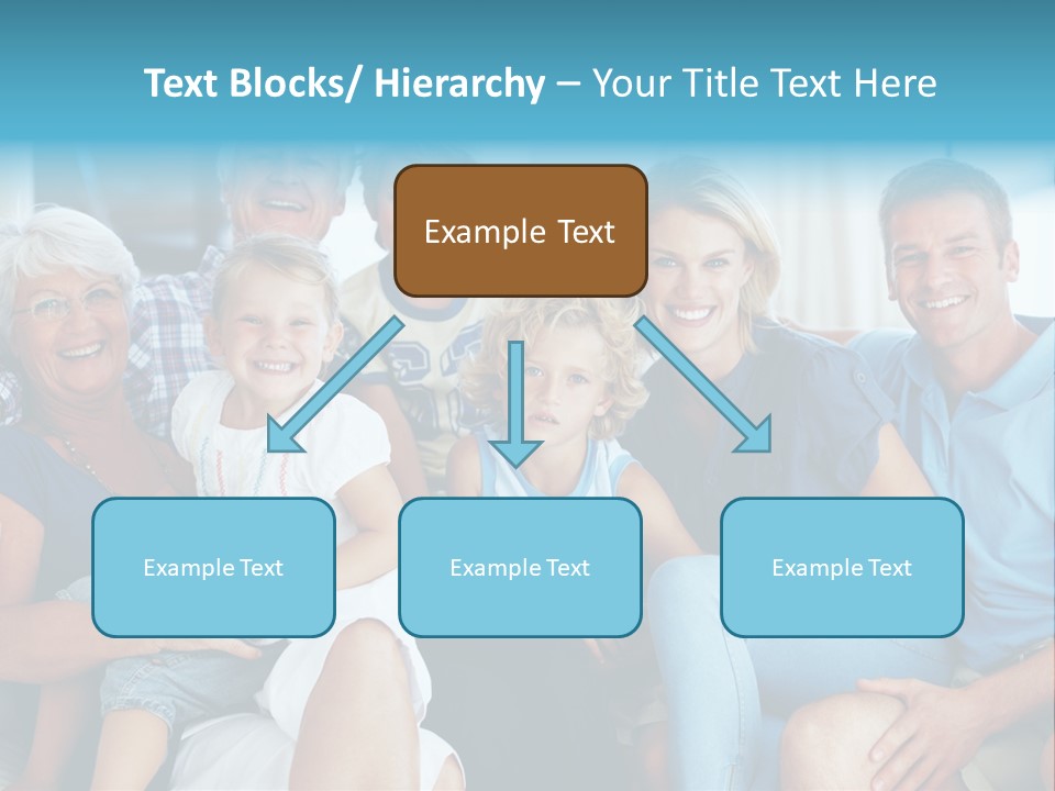 Senior Portrait Young PowerPoint Template