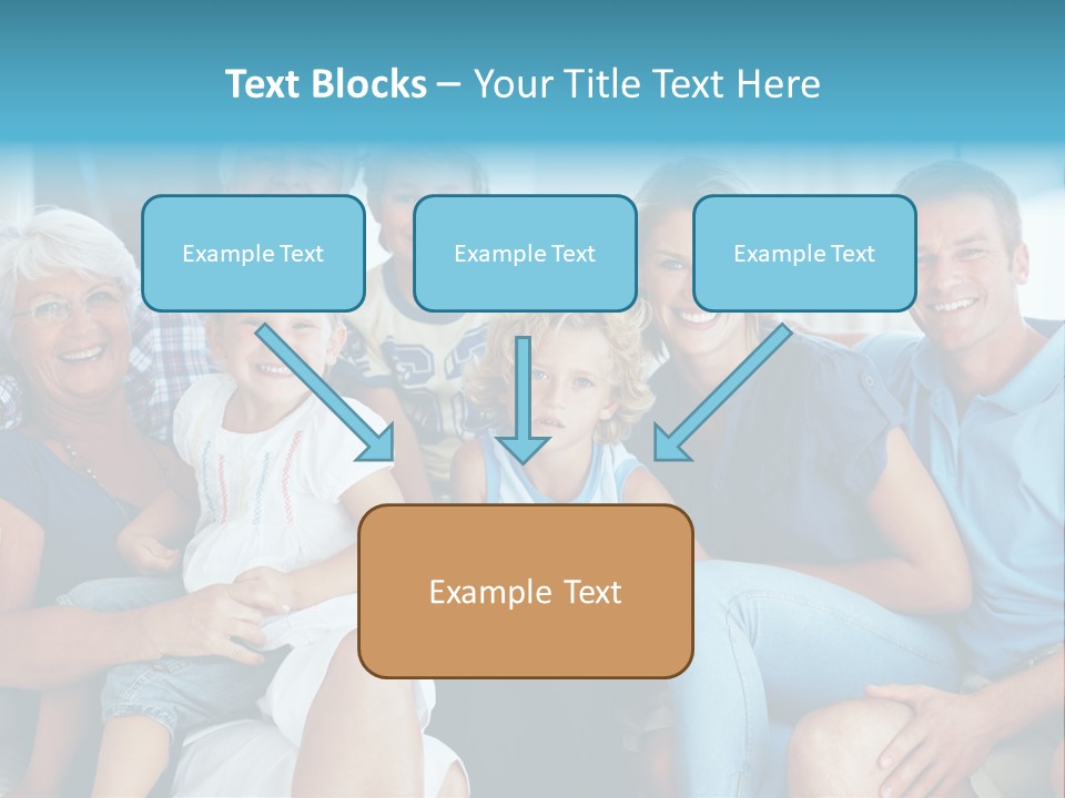 Senior Portrait Young PowerPoint Template