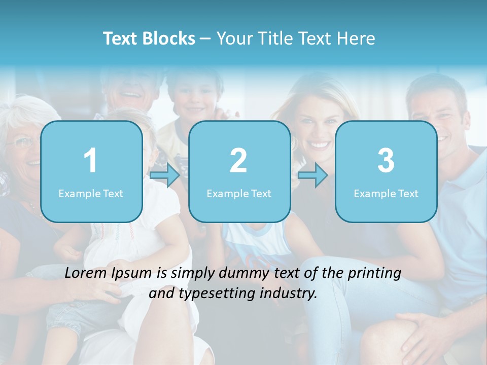 Senior Portrait Young PowerPoint Template