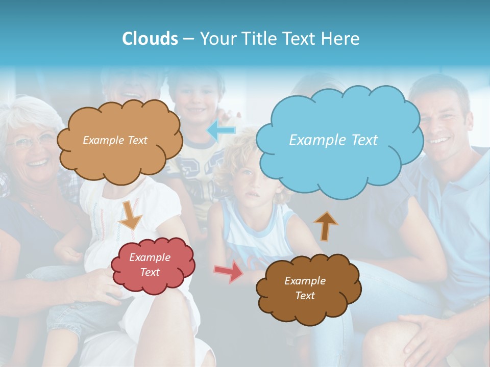 Senior Portrait Young PowerPoint Template